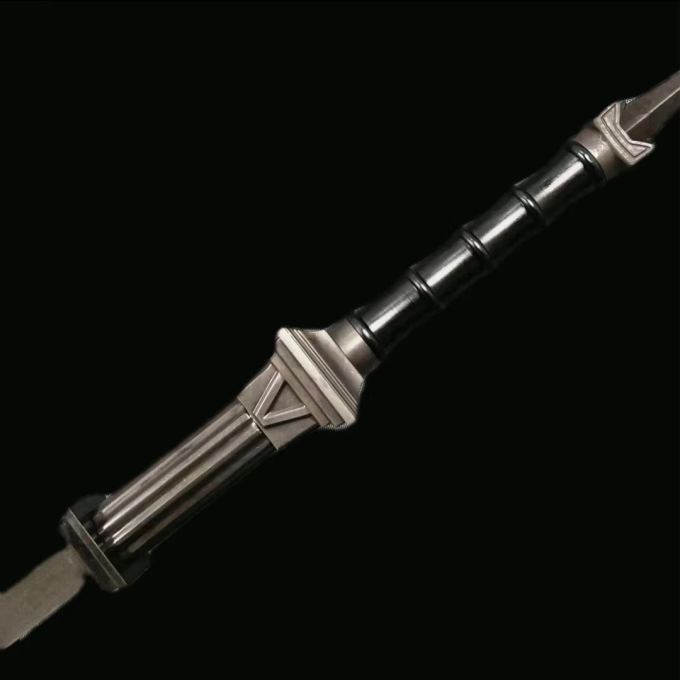 【 Kanglong mace 】 Longquan patterned steel cold weapon uncut, same as Di Renjie's - Image 4